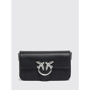 Pinko Women Love Birds Leather Mini Crossbody Bag Pinko With Metal Chain